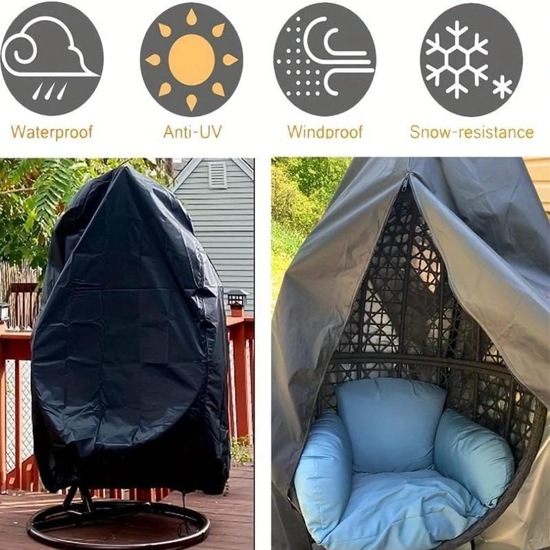 Outdoor Egg Chair Cover Heavy Duty 114.3x190.5cm