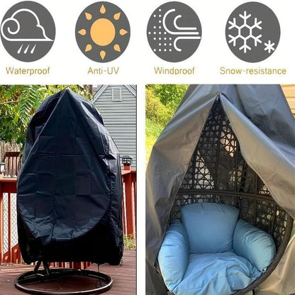 Outdoor Egg Chair Cover Heavy Duty 114.3x190.5cm