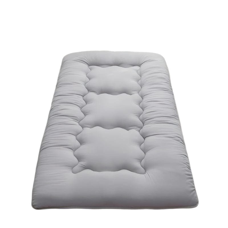 Foldable Mattress Pad Grey 100x200cm