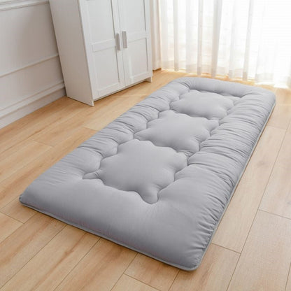 Foldable Mattress Pad Grey 100x200cm