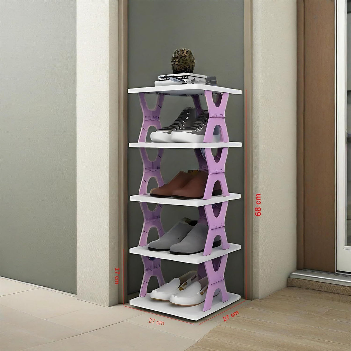 Shoe Rack Foldable Corner