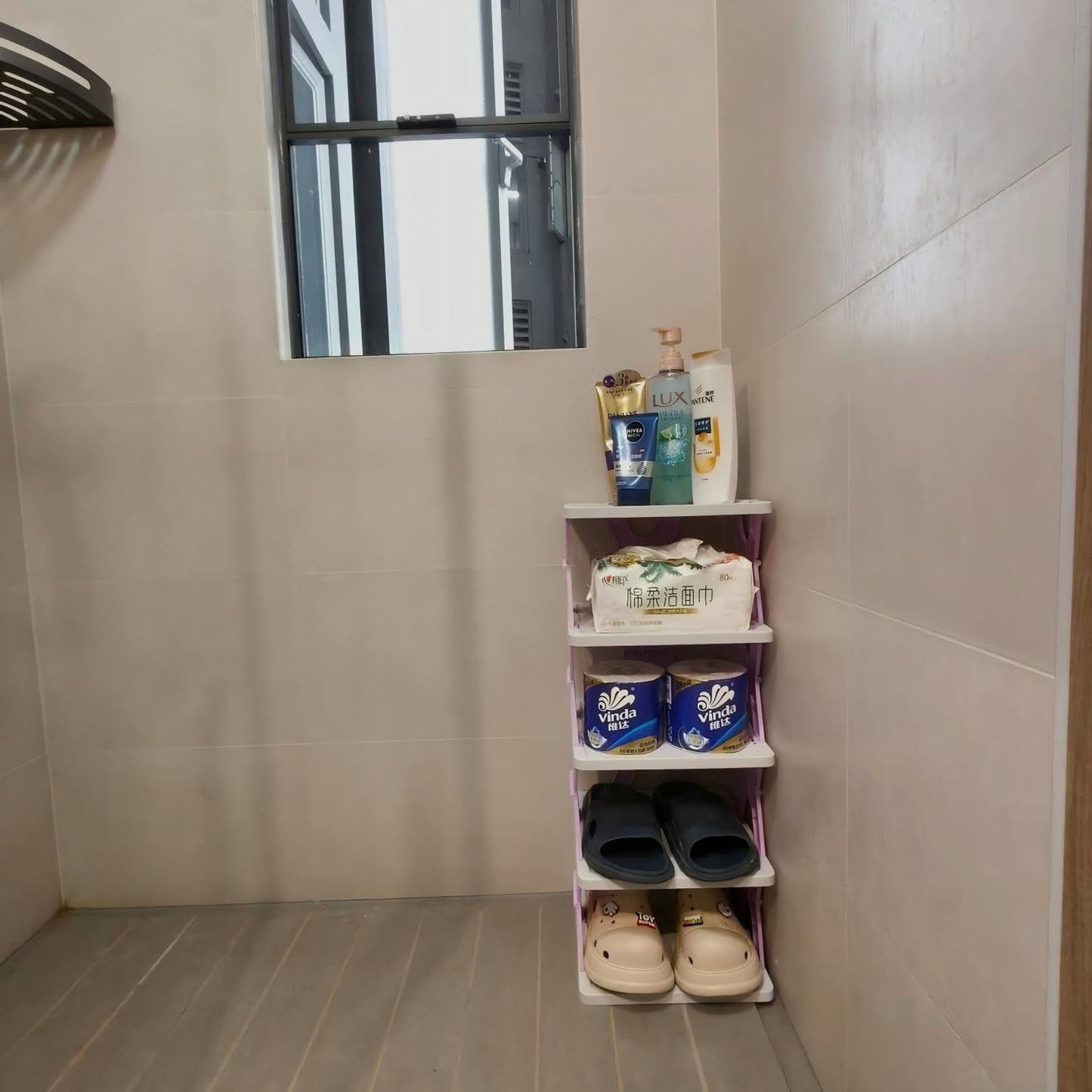 Shoe Rack Foldable Corner