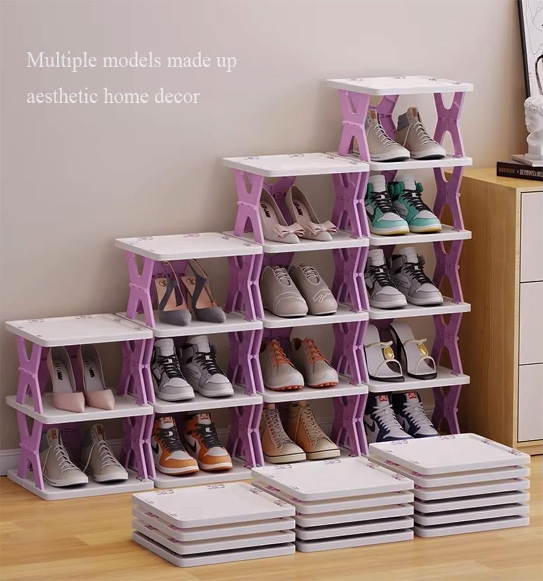 Shoe Rack Foldable Corner