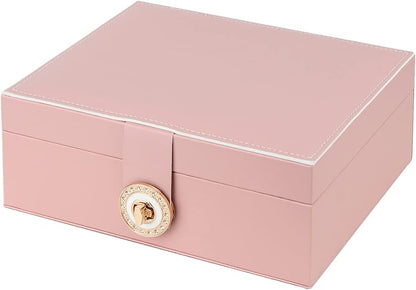 Jewelry Box Large Pink 23.1x17.3x8.9cm