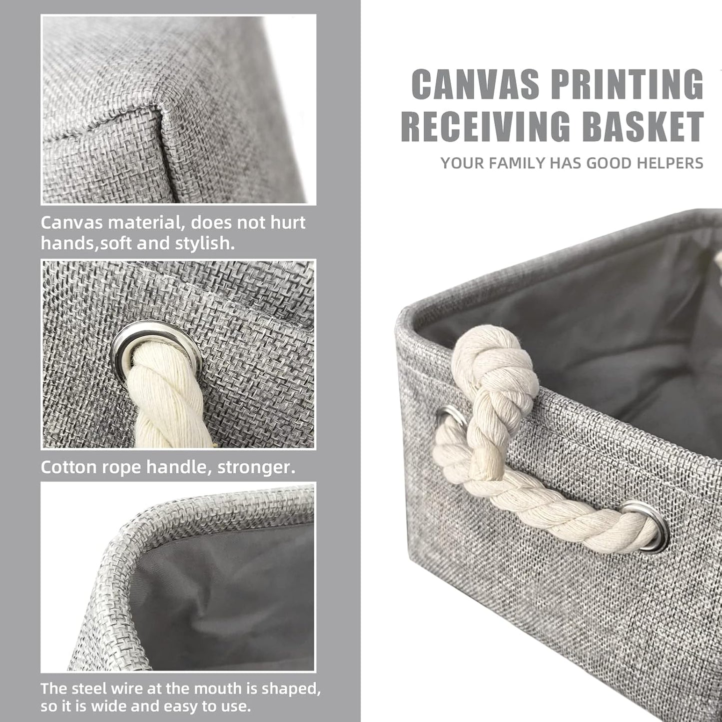 Fabric Storage Basket Small