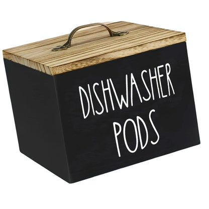 Wooden Storage Box With Lid 14x13cm