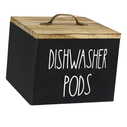 Wooden Storage Box With Lid 14x13cm