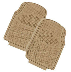 2-Piece Car Mat - Mocha [Rubber]