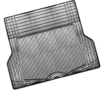 Aluminium Look 1-Piece Boot Mat - Carbon [Rubber/Aluminium Look]