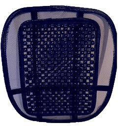 Bs67 Black Mesh Back-Support With Plastic Spikes.