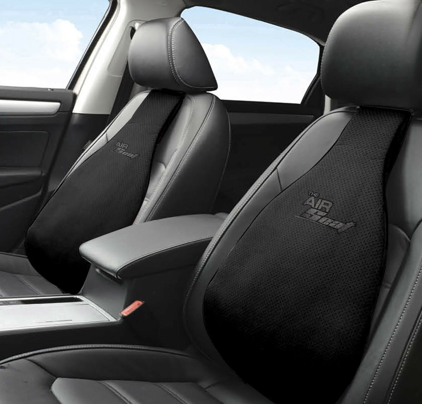 Seat Cover Cushion Back Lumbar Support The Air Seat New Grey Pvc