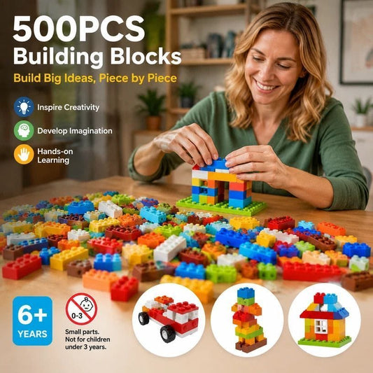 Mini Building Blocks 500pc DIY Toy Set | HomeAndLiving