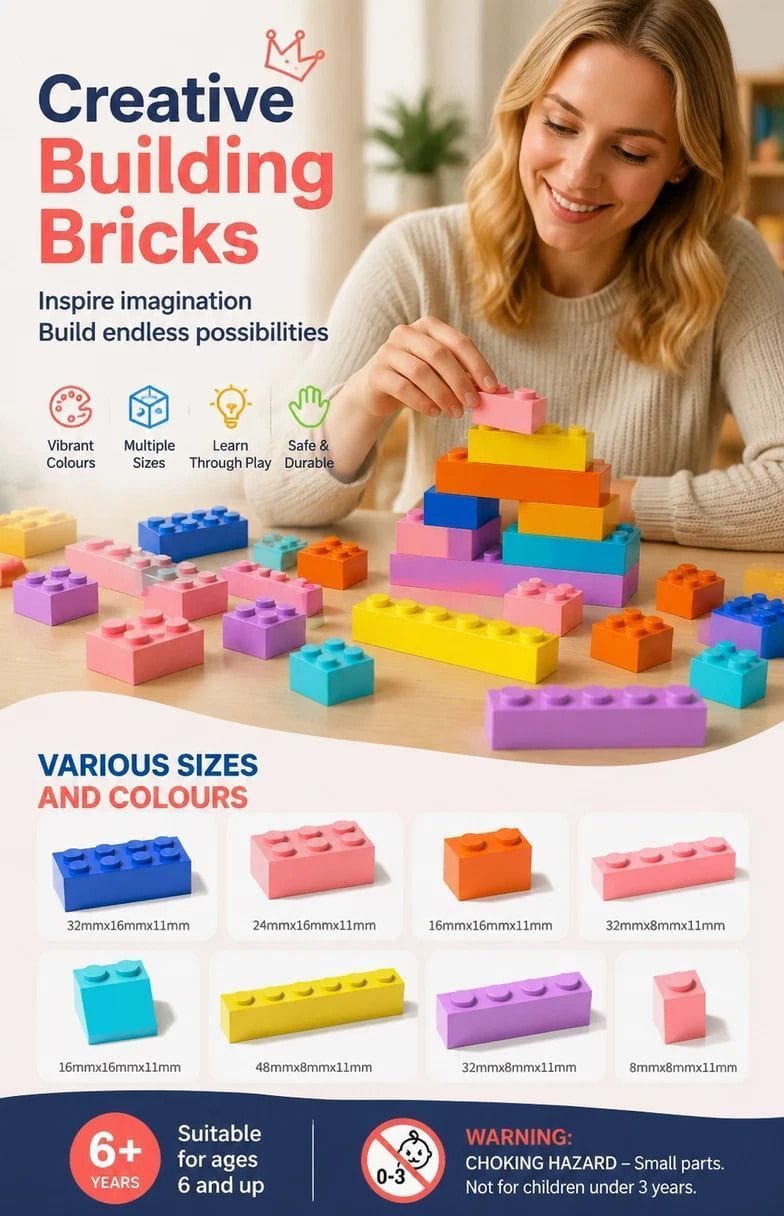 Mini Building Blocks 500pc DIY Toy Set | HomeAndLiving - 2