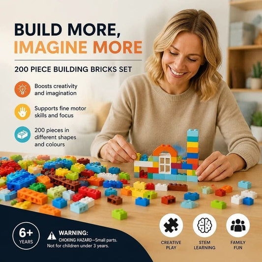 Mini Building Blocks 200pcs DIY Puzzle Toy | HomeAndLiving