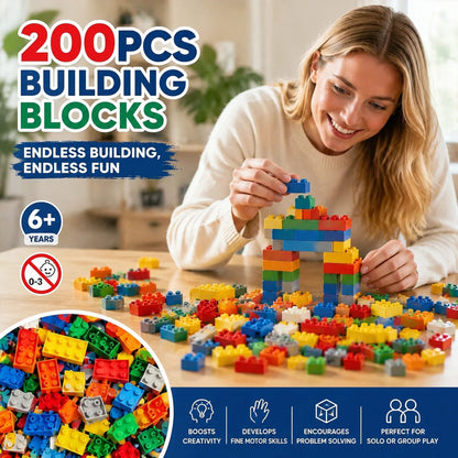 Mini Building Blocks 200pc DIY Puzzle Toy | HomeAndLiving