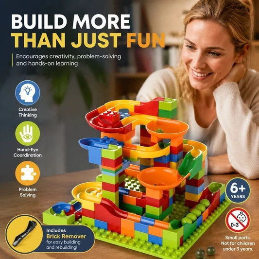 168pc Marble Run Building Blocks Set | HomeAndLiving