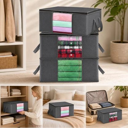 Quilt Storage Bags Black single