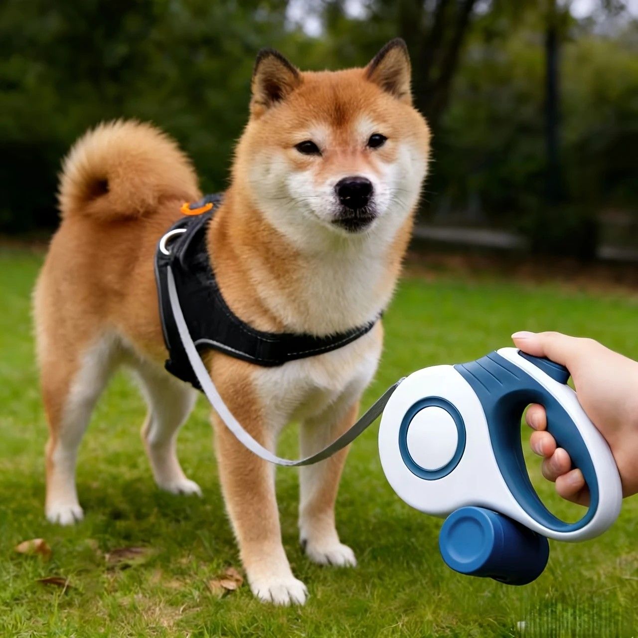 Retractable Dog Leash 5m One-Click Lock | HomeAndLiving