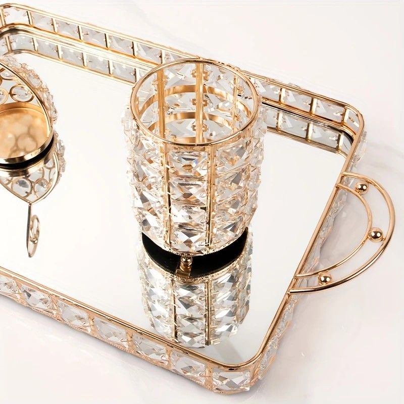 Crystal Pen Brush Holder Desk Organiser | HomeAndLiving