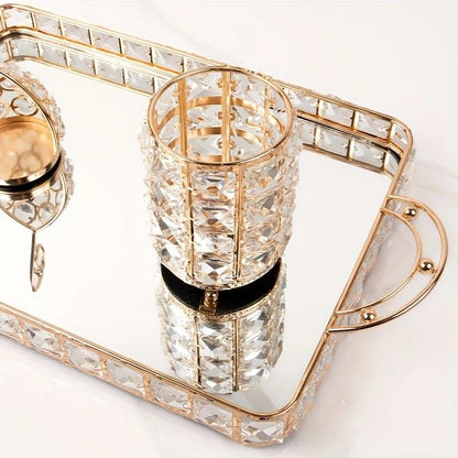 Crystal Pen Brush Holder Desk Organiser | HomeAndLiving