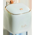 Desktop Press-Top Bin Aqua Trash Can | HomeAndLiving