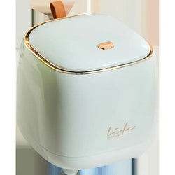 Desktop Press-Top Bin Aqua Trash Can | HomeAndLiving