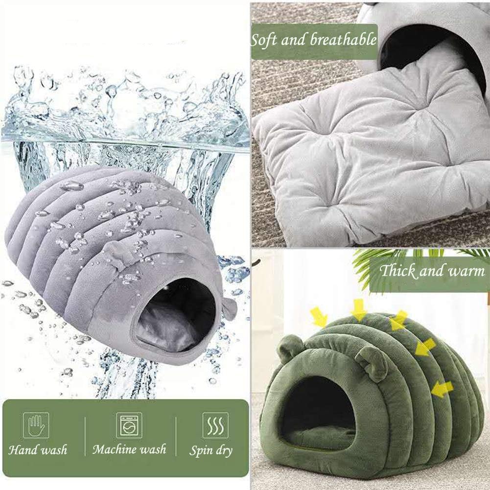 Cat Cave Bed Cozy Kitten House Soft Pet Bed | Home & Living