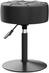 Adjustable Vanity Stool Faux Leather Black | Home & Living