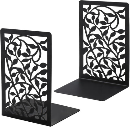 Metal Bookends Black Decorative