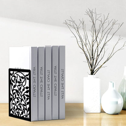 Metal Bookends Black Decorative