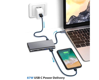 USB-C 11-in-1 Docking Station MacBook Hub | Home & Living - 5
