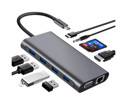 USB-C 11-in-1 Docking Station MacBook Hub | Home & Living - 6
