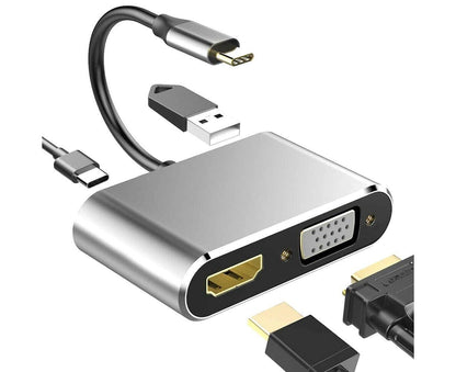 USB-C Hub Adapter HDMI VGA MacBook Pro | Home & Living