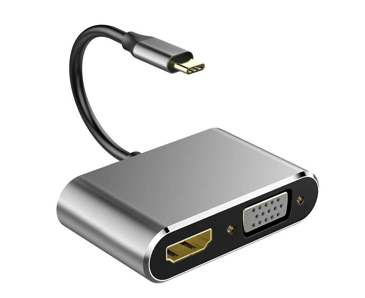 USB-C Hub Adapter HDMI VGA MacBook Pro | Home & Living - 2