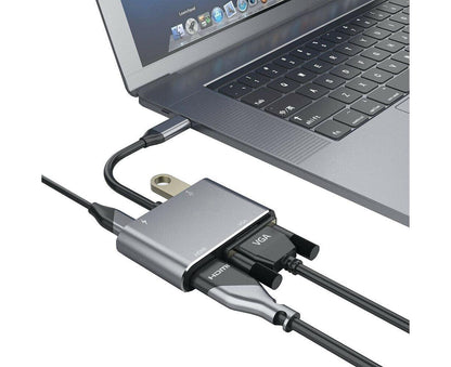 USB-C Hub Adapter HDMI VGA MacBook Pro | Home & Living - 3
