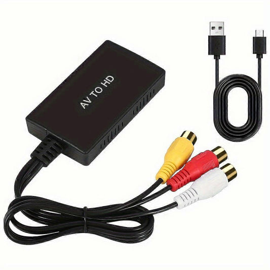 RCA to HDMI Converter 1080P TV PC Gaming | HomeAndLiving