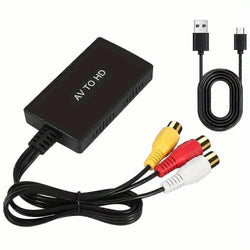 RCA to HDMI Converter 1080P TV PC Gaming | HomeAndLiving