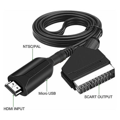 SCART to HDMI Converter 1080p Plug Play | HomeAndLiving