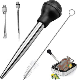 Meat Injector Turkey Baster Syringe 4pc Set | HomeAndLiving