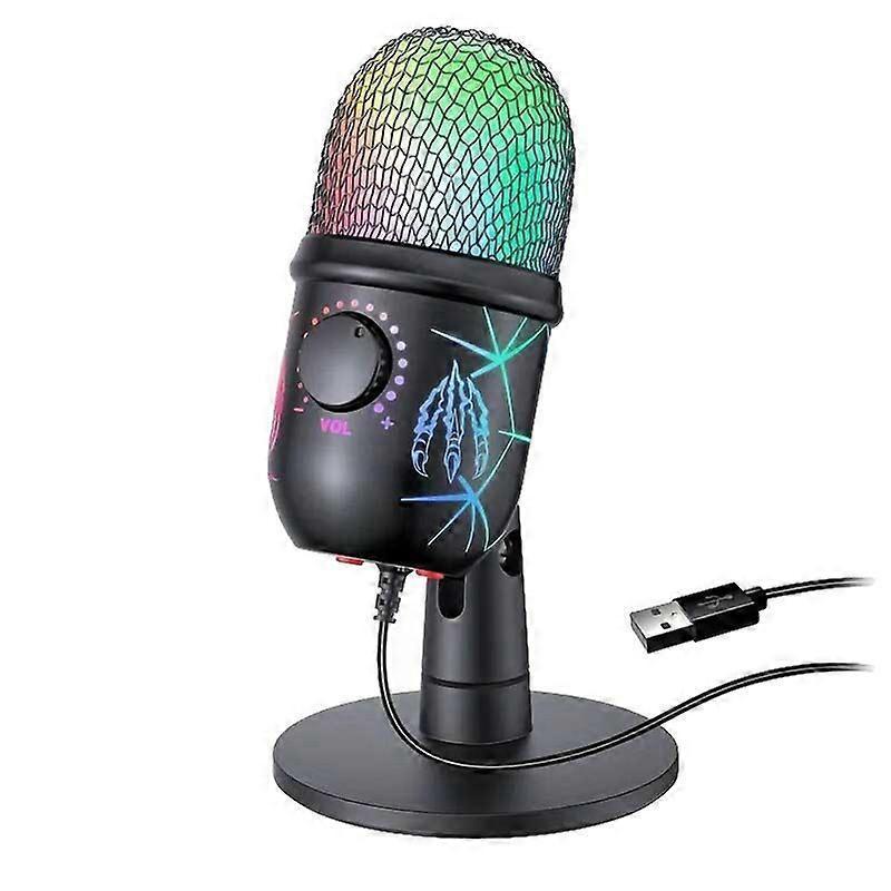 USB Condenser Microphone RGB Gaming Recording | HomeAndLiving