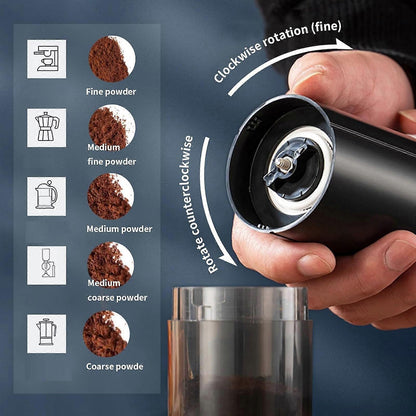 Rechargeable Electric Coffee Grinder Portable | HomeAndLiving
