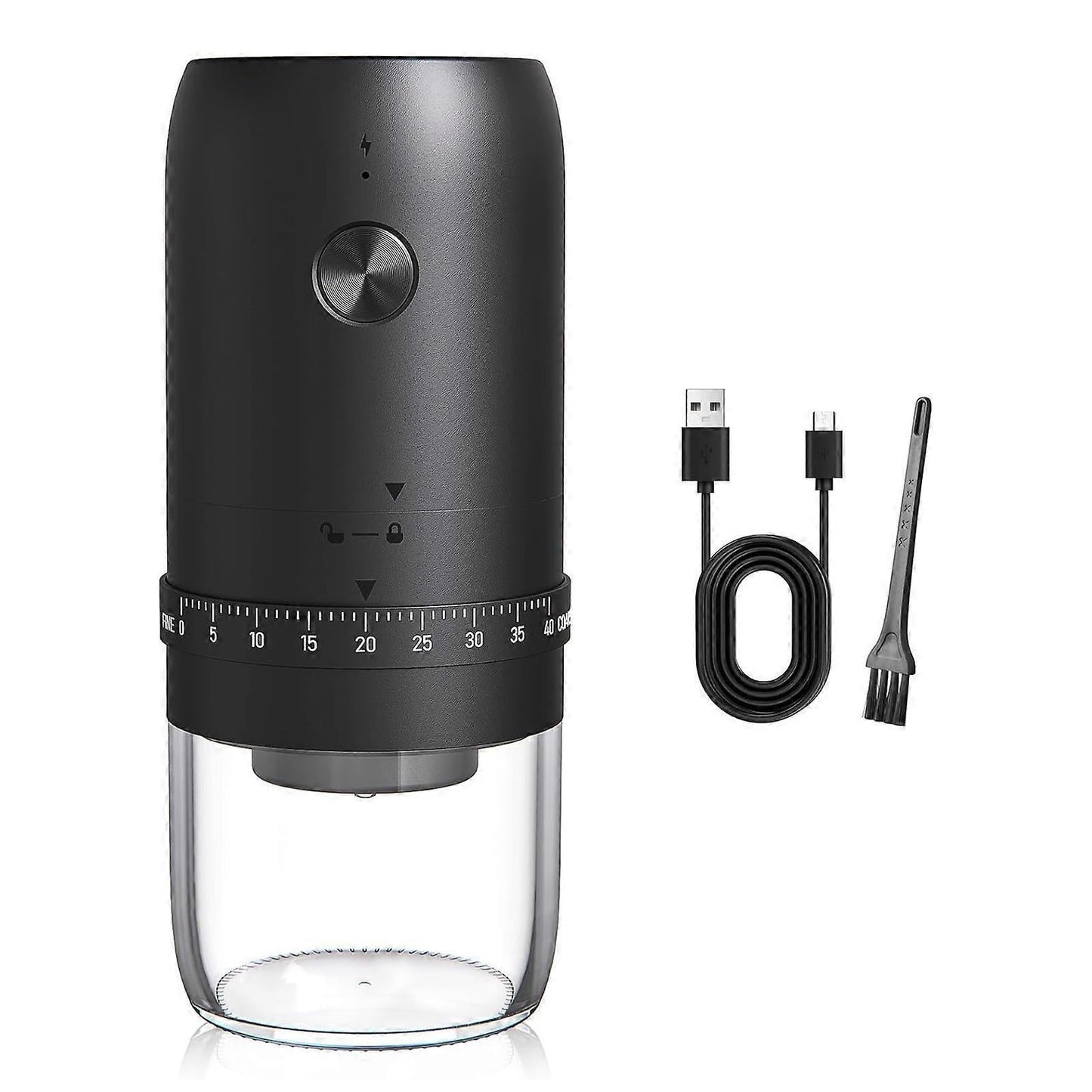 Rechargeable Electric Coffee Grinder 40 Settings | HomeAndLiving