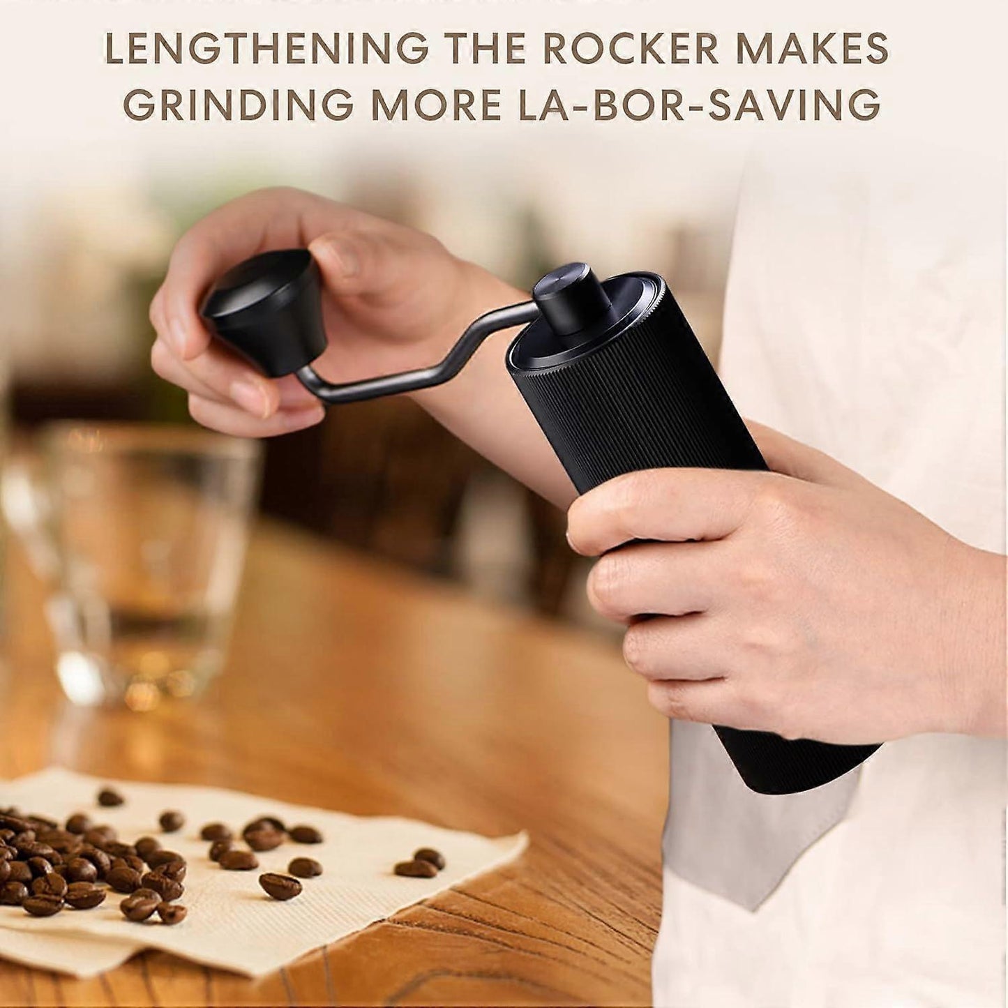 Manual Coffee Grinder Adjustable Stainless Steel | Home & Living