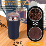 Electric Coffee Grinder 200W Stainless Steel | Home & Living