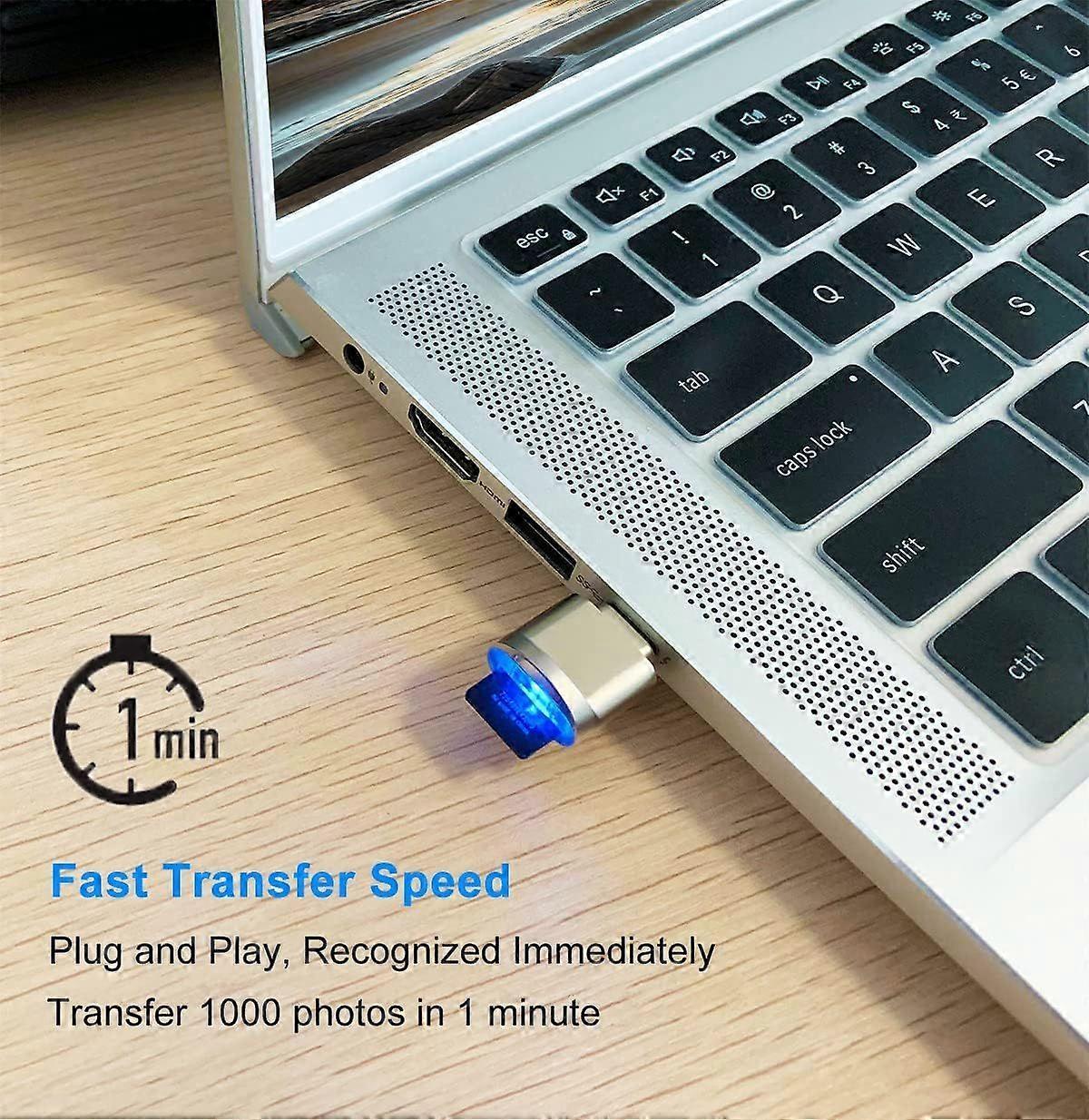 USB-C SD Card Reader Micro SD Adapter | Home & Living - 3