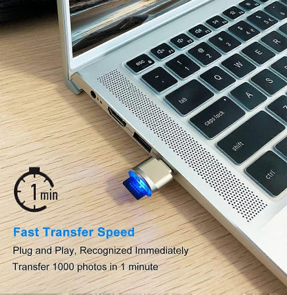 USB-C SD Card Reader Micro SD Adapter | Home & Living - 3