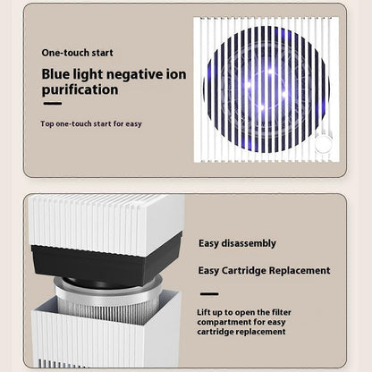 Rechargeable Air Purifier Kitchen Car Compact | Home & Living - 4