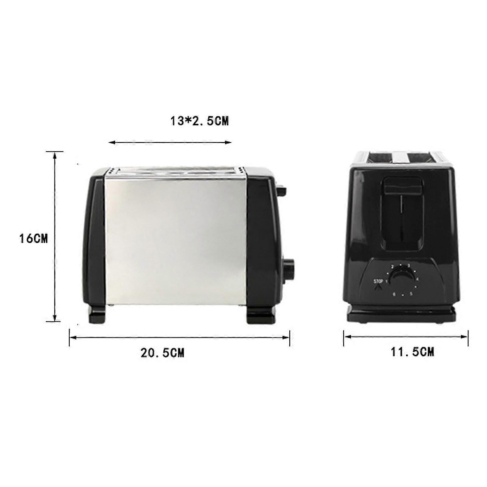 2-Slice Wide Slot Stainless Steel Toaster | Home & Living - 2