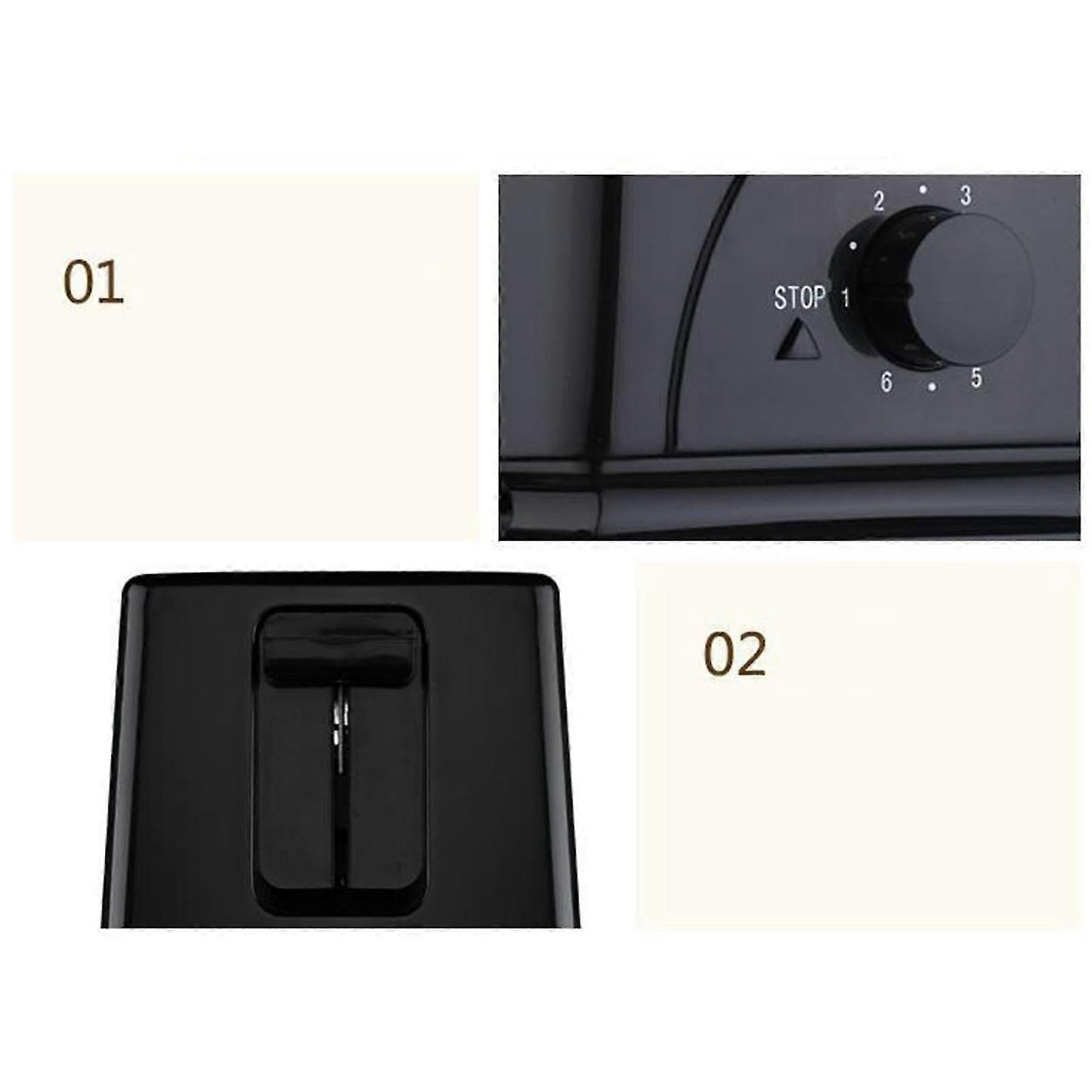 2-Slice Wide Slot Stainless Steel Toaster | Home & Living - 3