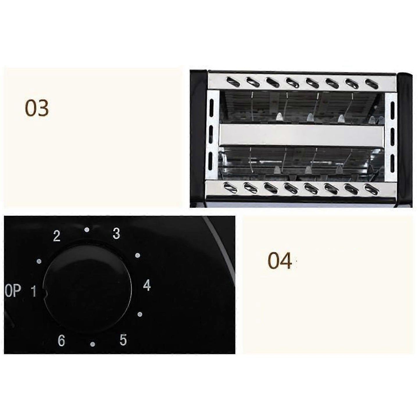 2-Slice Wide Slot Stainless Steel Toaster | Home & Living - 4